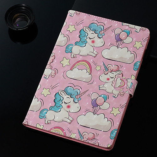 

Case For Samsung Galaxy Samsung Tab A 10.1(2019)T510 / Samsung Tab A 10.1(2019)T515 / Galaxy Tab A 10.5 T595 T590 with Stand / Flip / Pattern Full Body Cases Animal / 3D Cartoon / Flower PU Leather