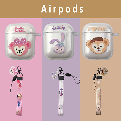 

AirPods Case soft shell Anti-fall Cartoon Pattern Portable For AirPods1 amp AirPods2 AirPods Charging Case Not Included