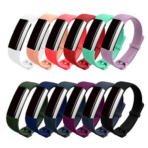 

Watch Band for Fitbit Alta HR / Fitbit Alta Fitbit Classic Buckle Silicone / TPE Wrist Strap