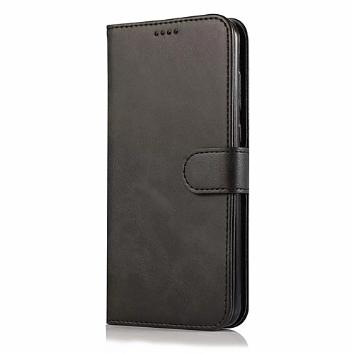 

Case For Xiaomi Xiaomi Redmi Note 5 Pro / Xiaomi Redmi Note 6 / Xiaomi Pocophone F1 Card Holder / Flip Full Body Cases Solid Colored PU Leather / TPU