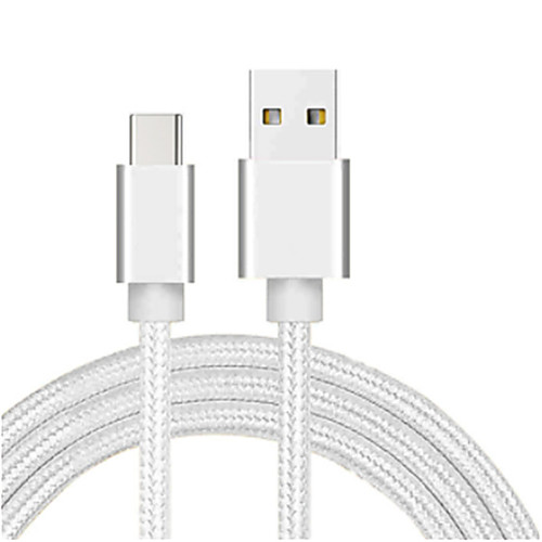 

Type-C Cable 1.0m(3Ft) Braided / High Speed Nylon / ABSPC USB Cable Adapter For Samsung / Huawei