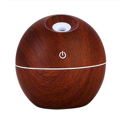 

130ML Mini Wooden Aromatherapy Humidifier Aroma Diffuser Essential Oil Diffuser Air Purifier Color Changing LED Touch Switch