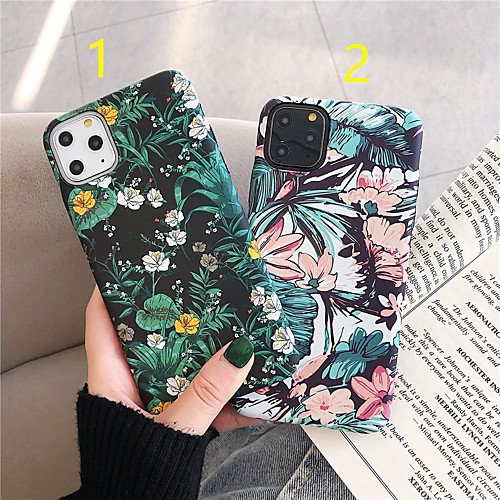

Case For Apple iPhone 11 / iPhone 11 Pro / iPhone 11 Pro Max Frosted / Pattern Back Cover Flower Plastic