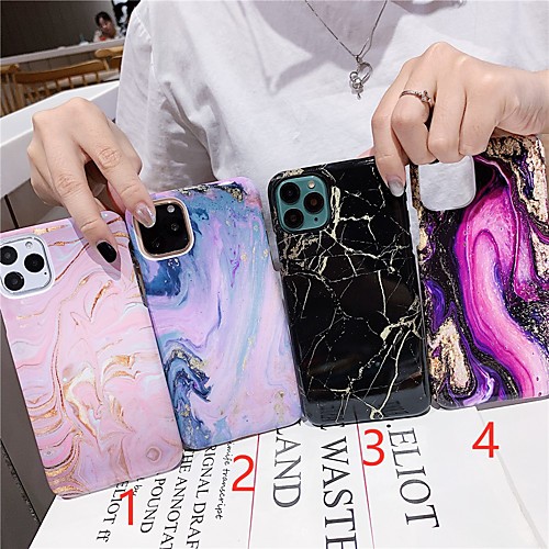 

Case For Apple iPhone 11 / iPhone 11 Pro / iPhone 11 Pro Max Pattern Back Cover Marble TPU