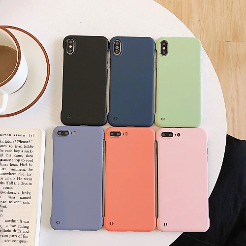 

Phone Case For Apple Back Cover iPhone 12 Pro Max 11 SE 2020 X XR XS Max 8 7 6 iPhone 11 Pro Max SE 2020 X XR XS Max 8 7 6 Shockproof Solid Color TPU