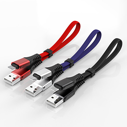 

Lightning Cable Flat / Braided / Quick Charge Nylon USB Cable Adapter For iPhone