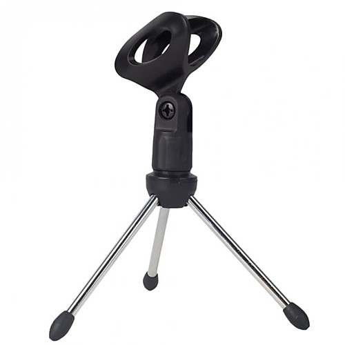 

Mini Portable Table Tops Microphone Tripod Zinc Alloy Mic Stand Bracket Desktop Adjustable Microphones Tripods Holder