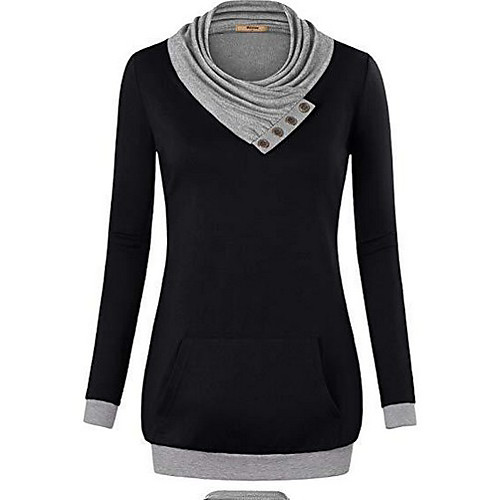 

Women's Solid Colored T-shirt Daily Wine / Black / Army Green / Dark Gray