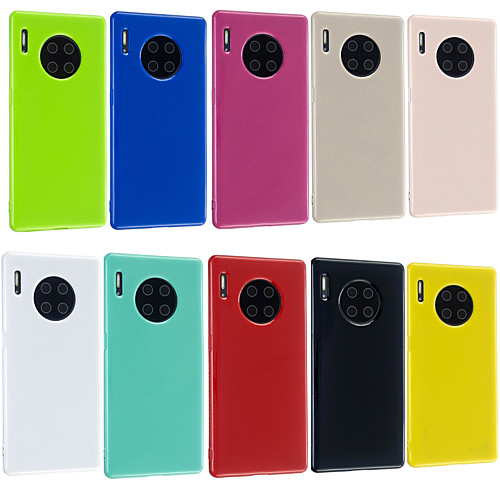 

Case For Huawei Huawei P30 / Huawei P30 Pro / Huawei P30 Lite Frosted Back Cover Solid Colored TPU