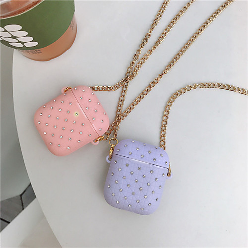 

Case For AirPods Dustproof / Rhinestone Headphone Case Soft