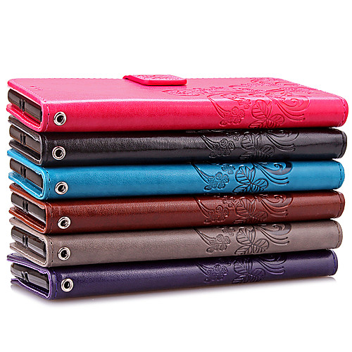 

Case For Apple iPhone 11 / iPhone 11 Pro Max Palace flower PU Leather with Card Slot Flip up and down For iPhone5/6/7/8/6P/7p/8p/x/xs/xr/xs mas