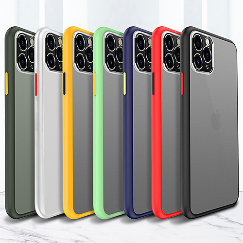 

Case For Apple iPhone 11 / iPhone 11 Pro / iPhone 11 Pro Max Frosted / Translucent Back Cover Solid Colored Acrylic
