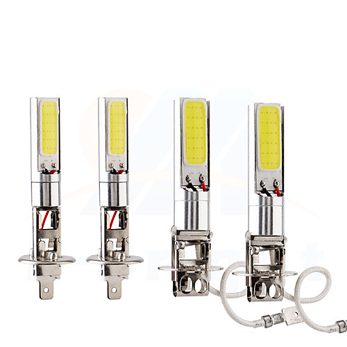 

2Pcs car H1 H3 Led fog light Bulb Car Fog Lights High Power Lamp COB 24 SMD Auto Car Led bulbs Car Light 12V White