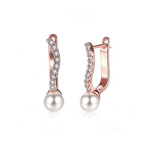 

Women's Earrings Geometrical Flower Stylish Earrings Jewelry Gold For Gift Daily 1 Pair