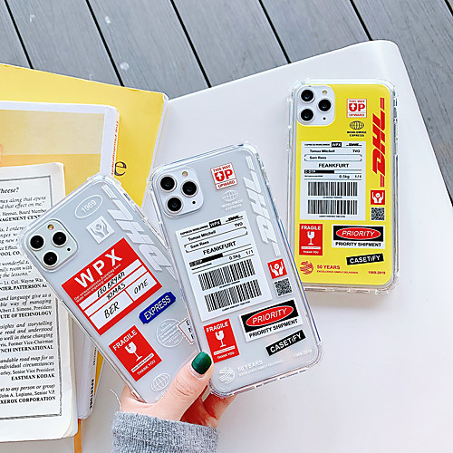

Phone Case For Apple Back Cover iPhone 11 Pro Max SE 2020 X XR XS Max 8 7 6 Shockproof Word / Phrase TPU