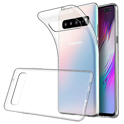 

Phone Case For Samsung Galaxy Back Cover S10 S10 Shockproof Dustproof Solid Color TPU