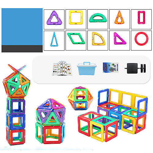 

64 pcs Magnet Toy Magnetic Blocks Building Blocks Super Strong Rare-Earth Magnets Neodymium Magnet Jigsaw Puzzle Metalic ABS High Quality Magnetic Kid's / Adults' Boys' Girls' Toy Gift
