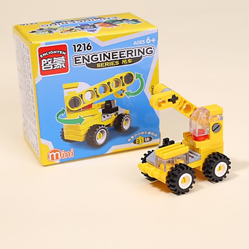 

Building Blocks Vehicles Military Excavating Machinery compatible Legoing New Design Non Toxic Classic Excavator Toy Gift / Kid's