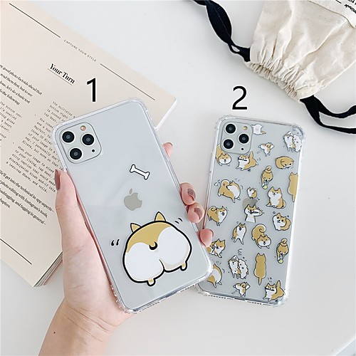 

Case For Apple iPhone 11 / iPhone 11 Pro / iPhone 11 Pro Max Shockproof / Transparent / Pattern Back Cover Cartoon TPU