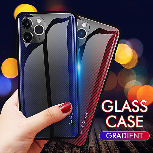 

Case For iPhone 11/11Pro/11ProMax/X/XS/XR/XSmax/8P/8/7P/7/6P/6 Ultra-thin Back Cover Lines / Waves TPU / Tempered Glass
