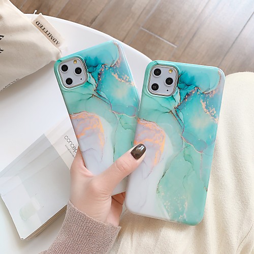 

Case For Apple iPhone 11 / iPhone 11 Pro / iPhone 11 Pro Max IMD / Pattern Back Cover Marble TPU
