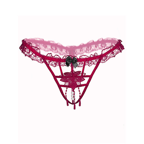 

Women's Normal Tassel Fringe G-strings & Thongs Panties Stretchy Low Waist 1 PC Blue One-Size