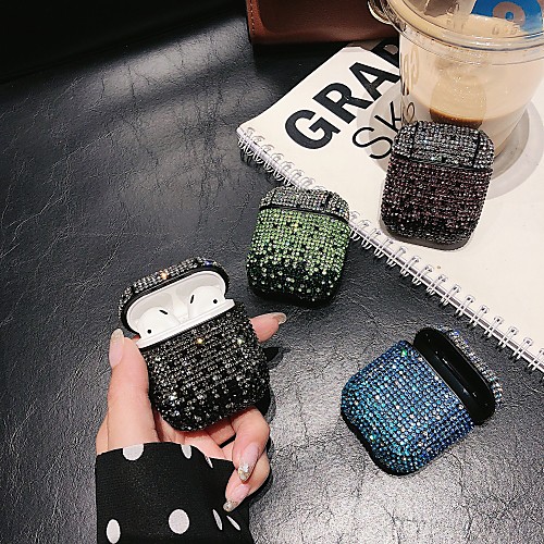 

Case For AirPods Rhinestone Headphone Case Hard