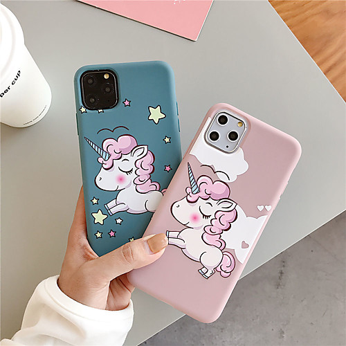 

Case For Apple iPhone 11 / iPhone 11 Pro / iPhone 11 Pro Max Frosted / Pattern Back Cover Cartoon TPU