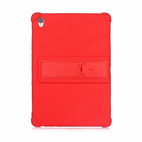 

Case For Huawei Huawei Mediapad T5 10 / Huawei Mediapad M5 Lite 10 / Huawei MediaPad M5 10 Shockproof / with Stand Back Cover Solid Colored Silica Gel