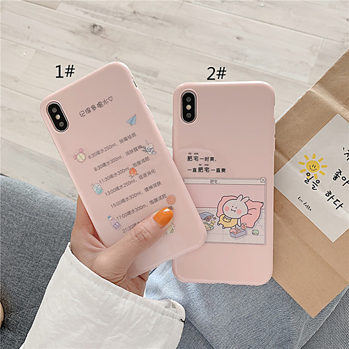 

Case For Apple iPhone 11 / iPhone 11 Pro / iPhone 11 Pro Max Pattern Back Cover Word / Phrase / Cartoon TPU