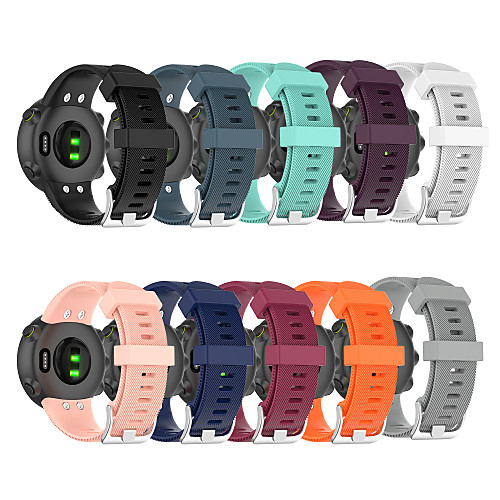 

Watch Band for Garmin forerunner 45 / forerunner 45S Garmin Sport Band / Modern Buckle / DIY Tools Silicone Wrist Strap