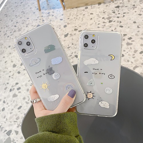 

Case For Apple iPhone 11 / iPhone 11 Pro / iPhone 11 Pro Max Shockproof Back Cover Cartoon TPU