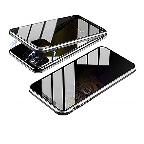 

Case For Apple iPhone 11 / iPhone 11 Pro / iPhone 11 Pro Max Shockproof / Dustproof / Translucent Full Body Cases Transparent / Solid Colored Tempered Glass / Metal