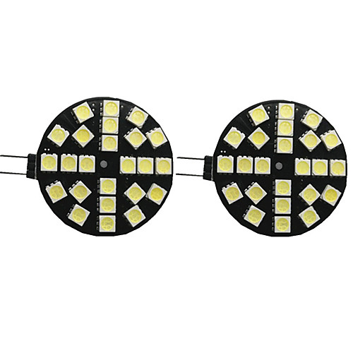 

2pcs 4 W LED Bi-pin Lights 400 lm G4 24 LED Beads SMD 5050 Warm White Natural White White 9-30 V