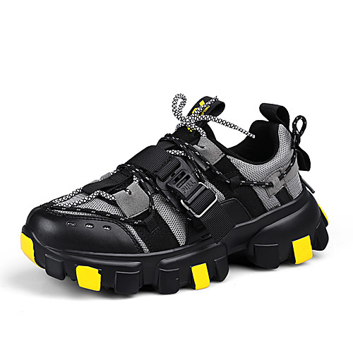 

Men's Fall / Spring & Summer Daily Outdoor Trainers / Athletic Shoes Running Shoes / Walking Shoes Mesh Breathable Non-slipping Shock Absorbing Purple / Yellow / Orange