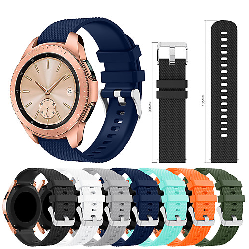 

Smartwatch Band for Samsung Galaxy 42 / Active / Active2 / Gear S2 / S2 Classic / sport Band Fashion Soft comfortable Silicone Wrist Strap 20mm