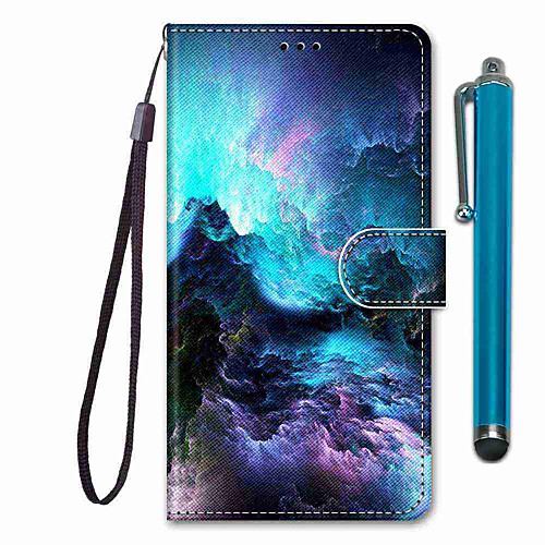 

Case For Apple iPhone 11 / iPhone 11 Pro / iPhone 11 Pro Max Wallet / Card Holder / with Stand Full Body Cases Scenery PU Leather / TPU