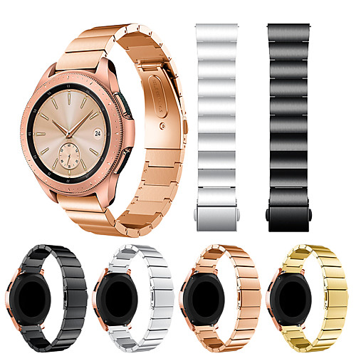 

Smartwatch Band for Samsung Galaxy 42 / Active / Active2 / Gear S2 / S2 Classic / sport Classic Buckle Stainless Steel Band Wrist Strap