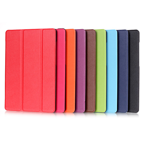 

Case For Samsung Tablets Samsung Tab A 10.1(2019)T515 / Samsung Tab A 8.0(2019)T290/295 / Samsung Tab S6 T860/865 Origami Full Body Cases Solid Colored PU Leather