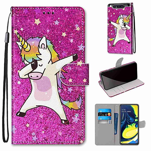 

Case For Samsung Galaxy S10 / S10 Plus / S10 E Wallet / Card Holder / with Stand Shy Pegasus PU Leather / TPU for A10s / A20s / A50(2019) / A70(2019) / A90(2019) / Note 10 Plus / J6 Plus(2018)