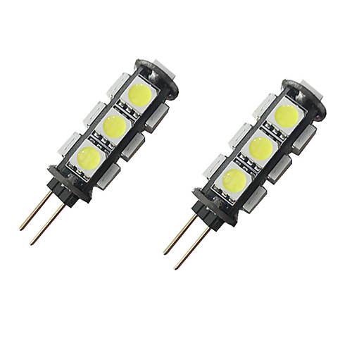 

2pcs 2 W LED Bi-pin Lights 150 lm G4 13 LED Beads SMD 5050 Warm White White 12 V