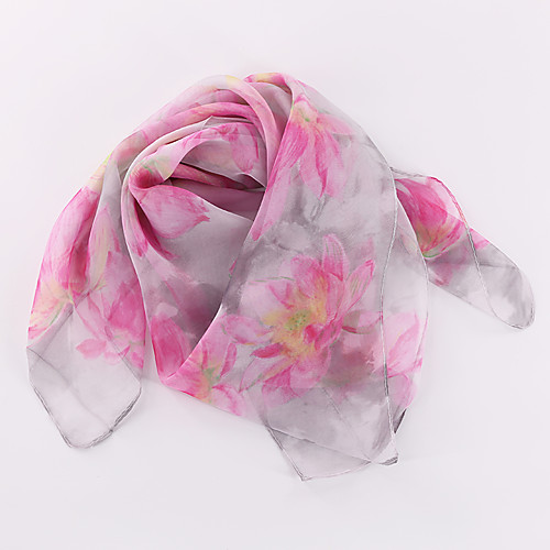 

Women's Work / Active / Basic Square Scarf - Floral / Print / Color Block
