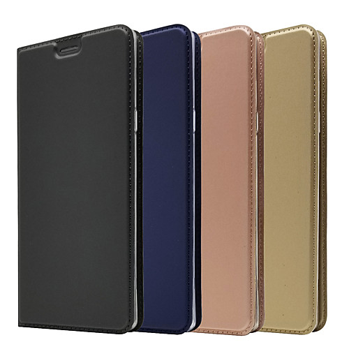 

Phone Case For Samsung Galaxy Full Body Case Leather S10 S10 S10 Lite A30 A50 M10 M20 A20 A40 A70 Card Holder Shockproof Solid Color PU Leather