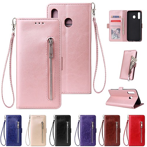 

Case For Samsung Galaxy J8 (2018) / J6 Plus / J4 Plus Wallet / Card Holder / Shockproof Full Body Cases PU Leather / TPU for Samsung Galaxy M10 / M20 / M30 / J7 Pro
