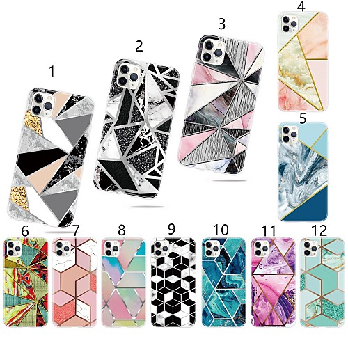 

Case For Apple iPhone 11 / iPhone 11 Pro / iPhone 11 Pro Max Pattern Back Cover Marble TPU