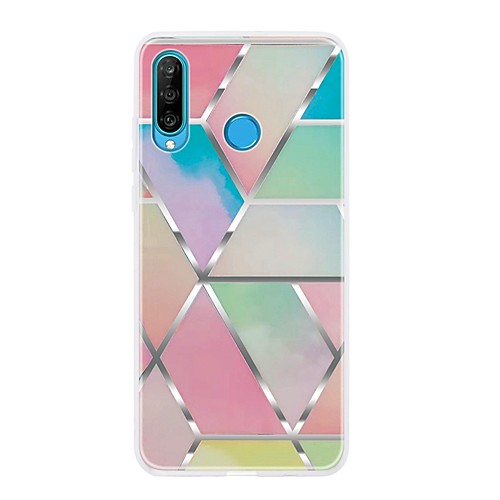 

Case For Huawei P20 Pro/P20 lite/P30 Ultra-thin / Pattern Back Cover Geometric Pattern / Marble TPU For Huawei P30 Lite/P30 Pro/P Smart Z/P Smart Plus/P Smart 2019/P8 Lite 2017/P10 Lite