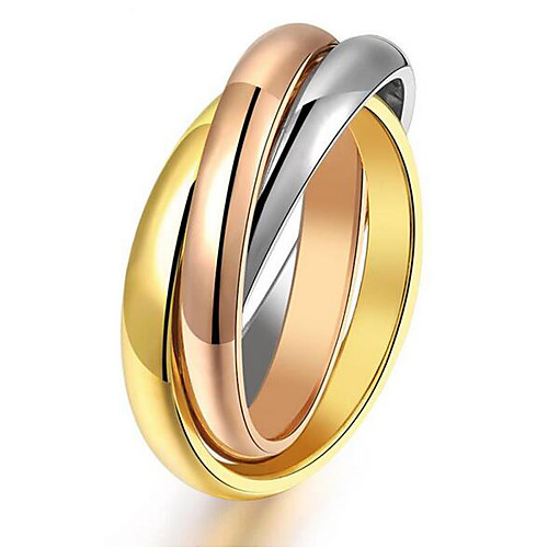 

Ring Geometrical Rainbow Stainless Steel Precious Fashion 1pc 8 / Women's