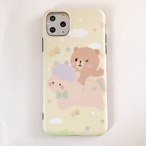 

Case For Apple iPhone 11 / iPhone 11 Pro / iPhone 11 Pro Max Shockproof Back Cover Cartoon TPU