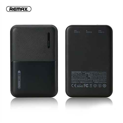

Remax 10000 mAh For Power Bank External Battery 5 V For 2.1 A For Battery Charger QC 2.0 LED