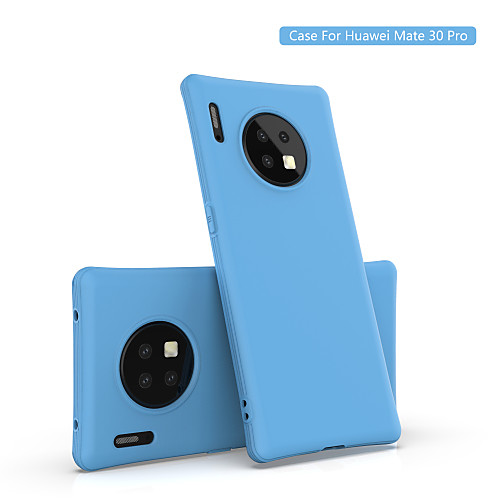 

Case For Huawei Huawei P20 / Huawei P20 Pro / Huawei P20 lite Shockproof Back Cover Solid Colored TPU